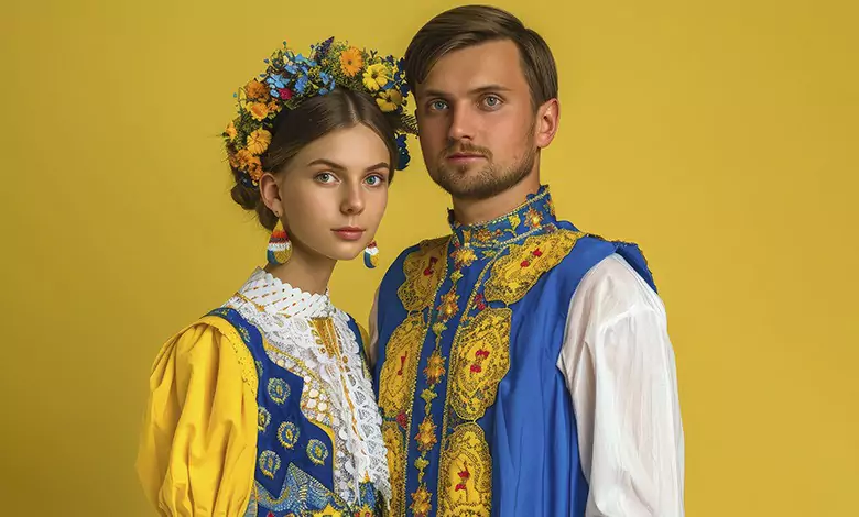 Етно стрітвір образ пара